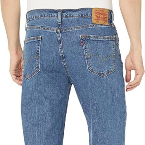 Copy Levi  Men's 550 Relaxed Fit Tapered Legs Medium Wash Jeans (36x29) NWT - Picture 14 of 14
